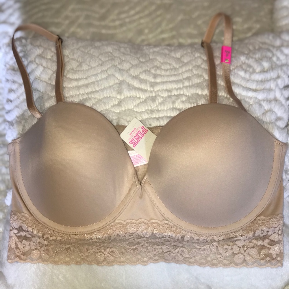 Victoria’s Secret PINK push-up bra with lace